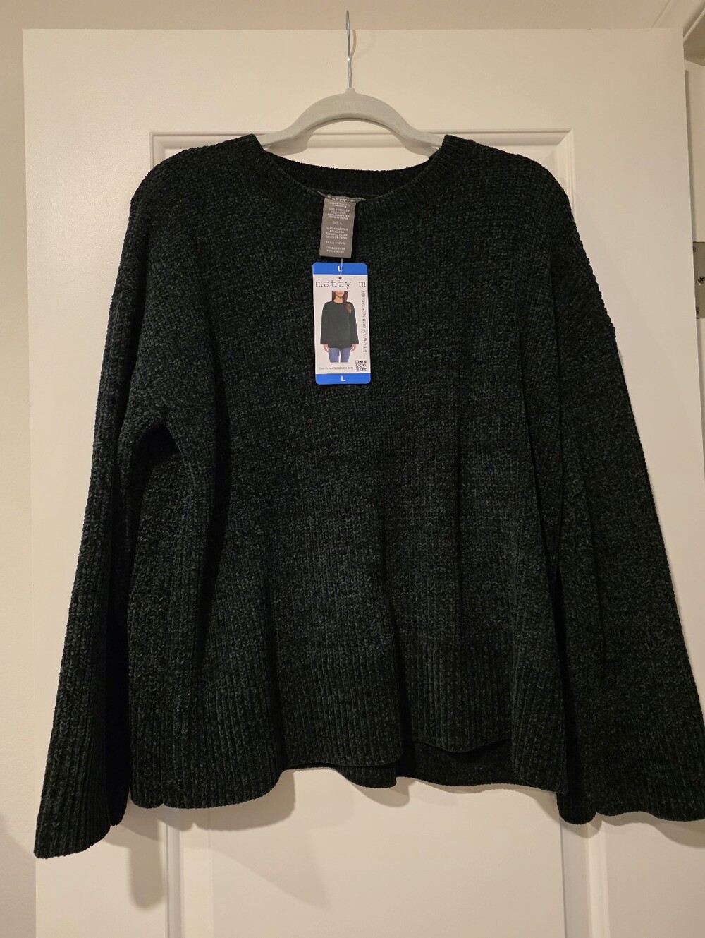 NEW! Matty M Sweater In Dark Green Color
